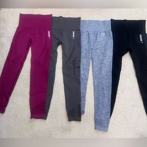 gym shark legging bundle (selling all 4 as a bundle for $30)